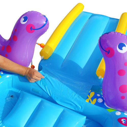Banzai Inflatable Outdoor My First Water Slide & Splash Pool with Seal